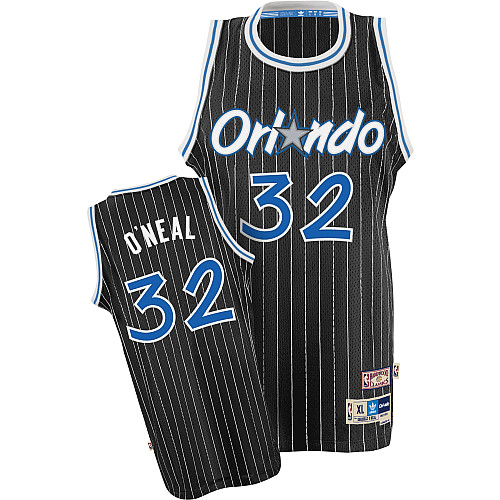 Men's  NBA Orlando Magic #32 Shaquille O`Neal Soul Black Jersey